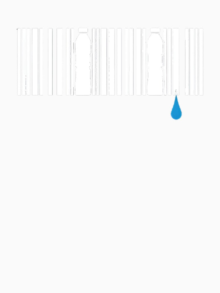 Minimal Barcode Plastic Pollution Design with Drip | Reduce Plastic Aesthetic by BriyaSol