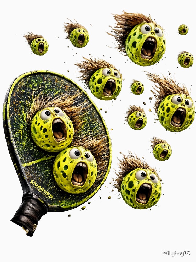 Screaming Pickleballs Chaos by Willyboy16