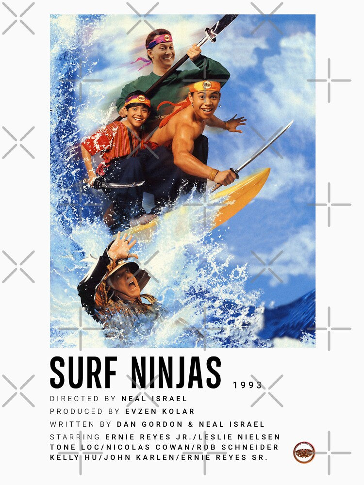 Ninjas Who Surf Poster by Goldblumian