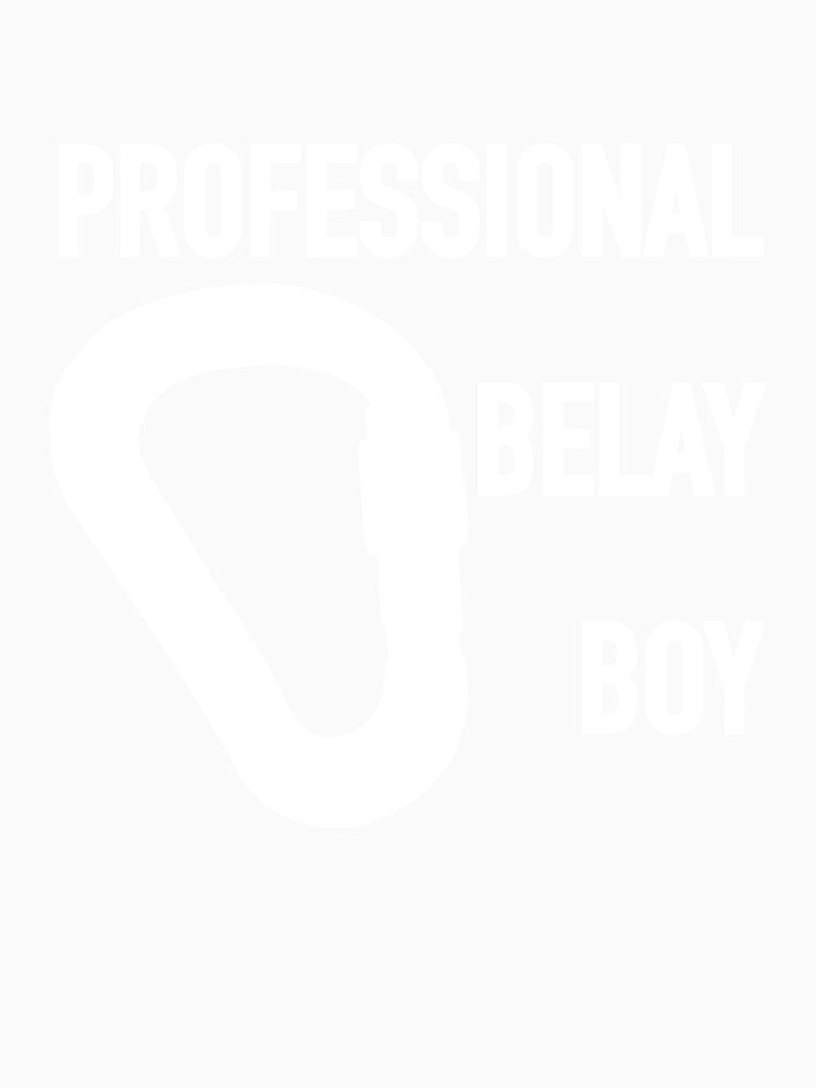 Rock Climbing Belay Boy Rock Climbing Climber Mountain Bouldering Funny by Jutisi