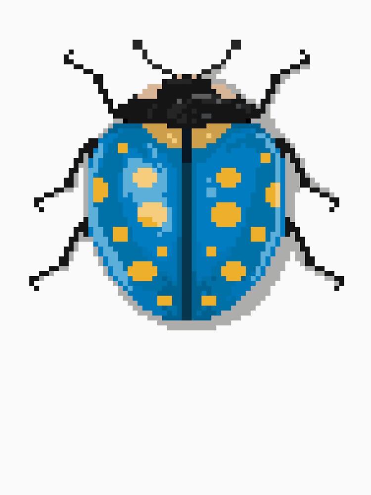 Pixel art beetle nº 032 by Kanistamps