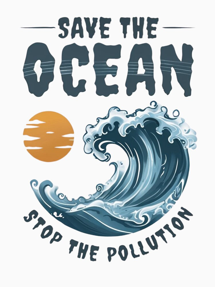 Activism-Inspired Ocean Conservation Illustration – Protect Marine Life & Save Our Seas by Colorful-Garden