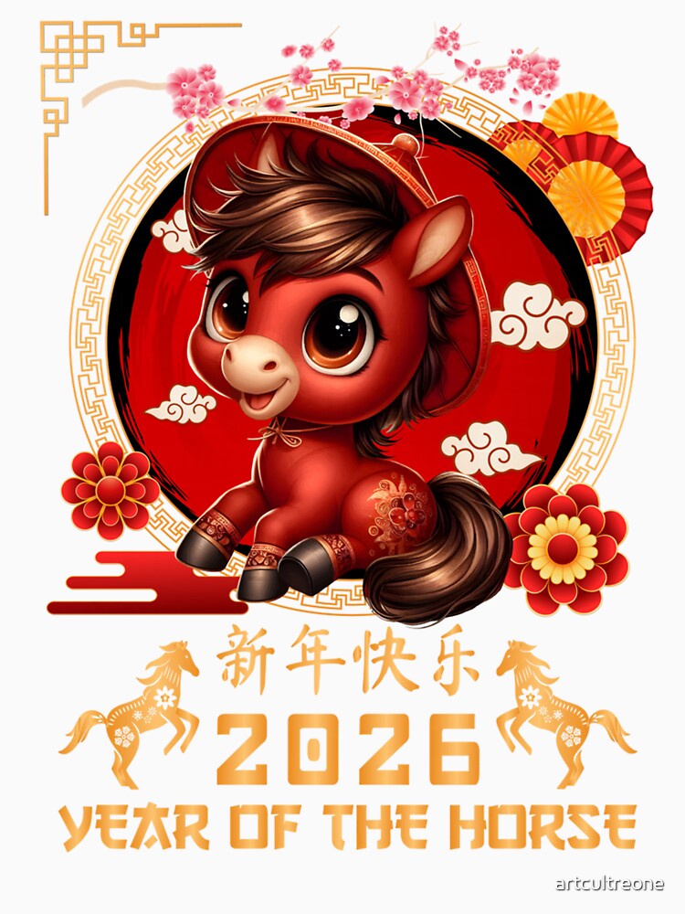 Year Of The Horse 2026 Chinese New Year by artcultreone