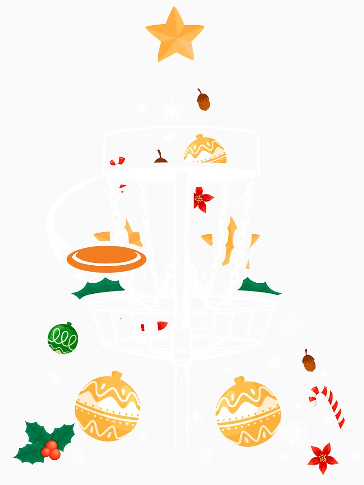 Disc Golf Frisbee Christmas Ornament Tree by BuynPose