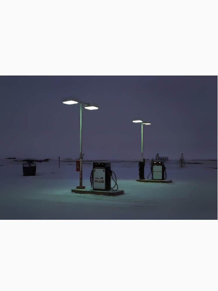 Liminal Space Street Lights Night by vmswgacu99