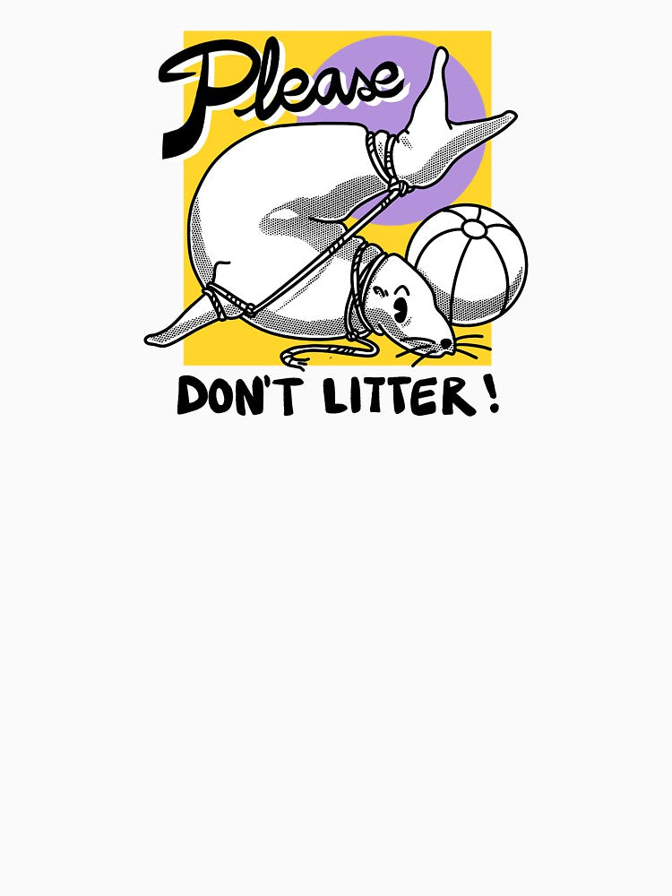Don´t litter seal by hatchentinta