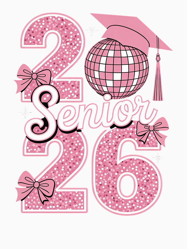 Senior 2026 Coquette Bow Graduation Class of 2026 by Rrettgison