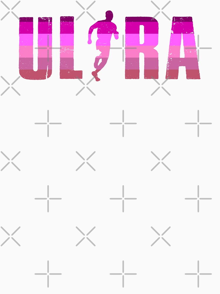 Ultra Running Pink Purple Rainbow by Esskay Designs