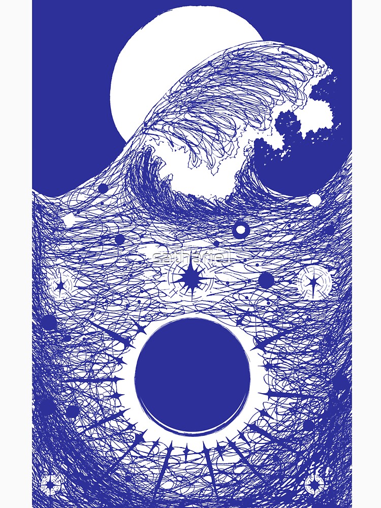 the day the moon drowned - blue version by satharie1