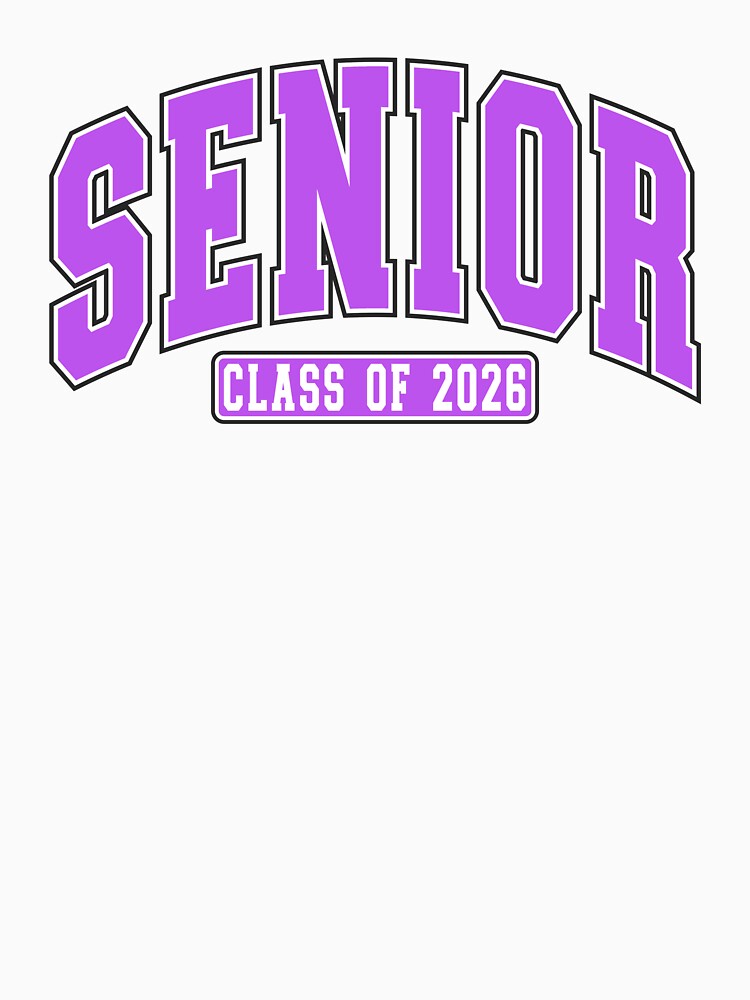 Senior Class of 2026 Purple Graduation Design Gifts by Maniutek