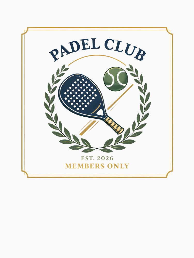 Padel Club - Members Only by Uniqueauraaprints