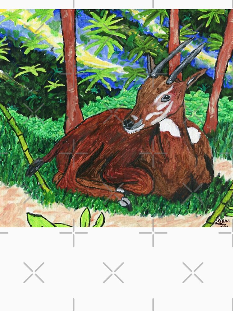 Saola (Critically Endangered) by ArtbyBrittney