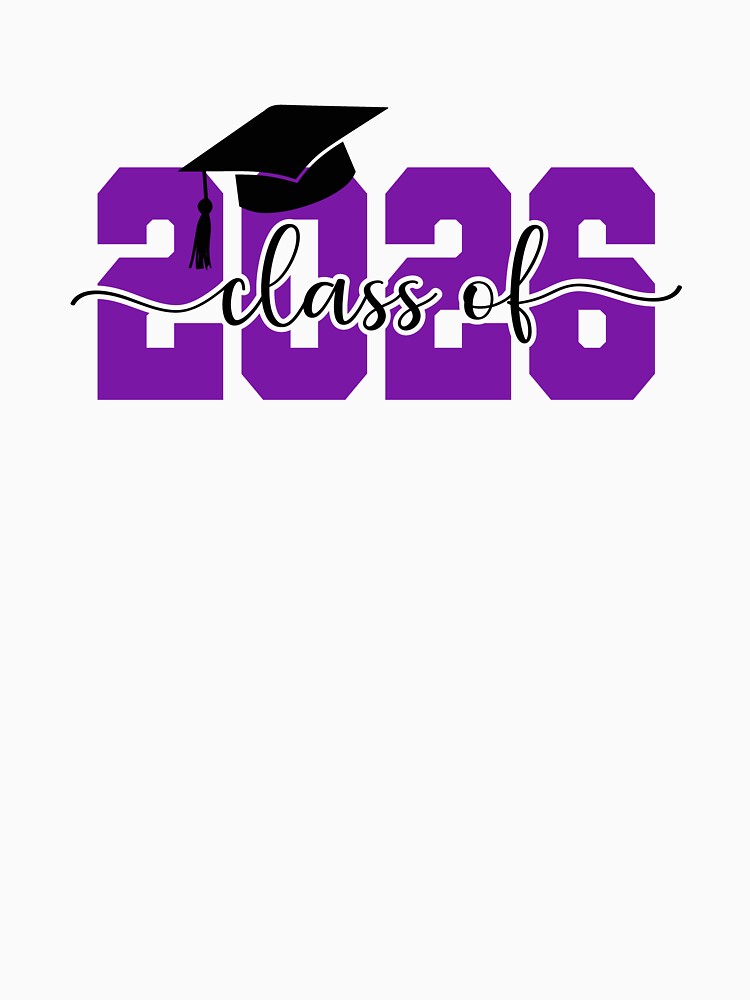 Class of 2026 Graduation Cap Purple Design Gifts by Maniutek