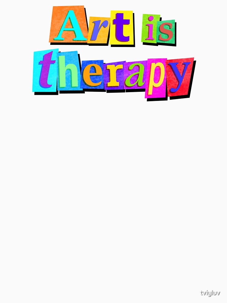 Art Is Therapy Sticker by tviyluv