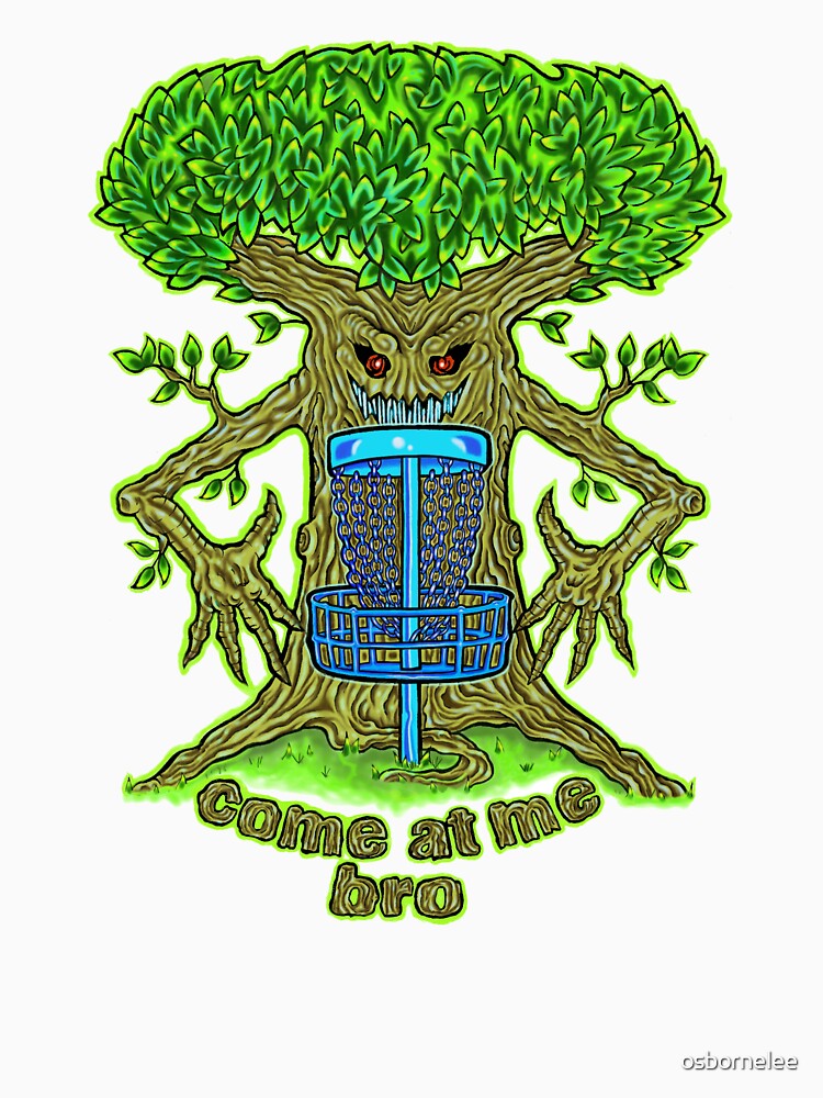 Disc Golf Tree Design: come at me bro by osbornelee
