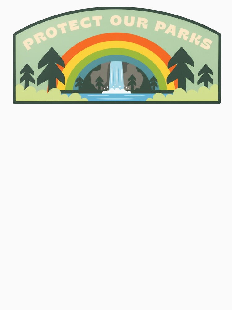 Protect Our Parks Rainbow by krystalRomanart