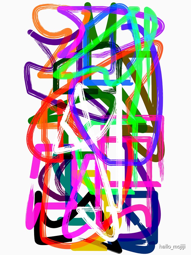 Chromatic Overdrive – Neon Noise in Motion by hello_mojiji