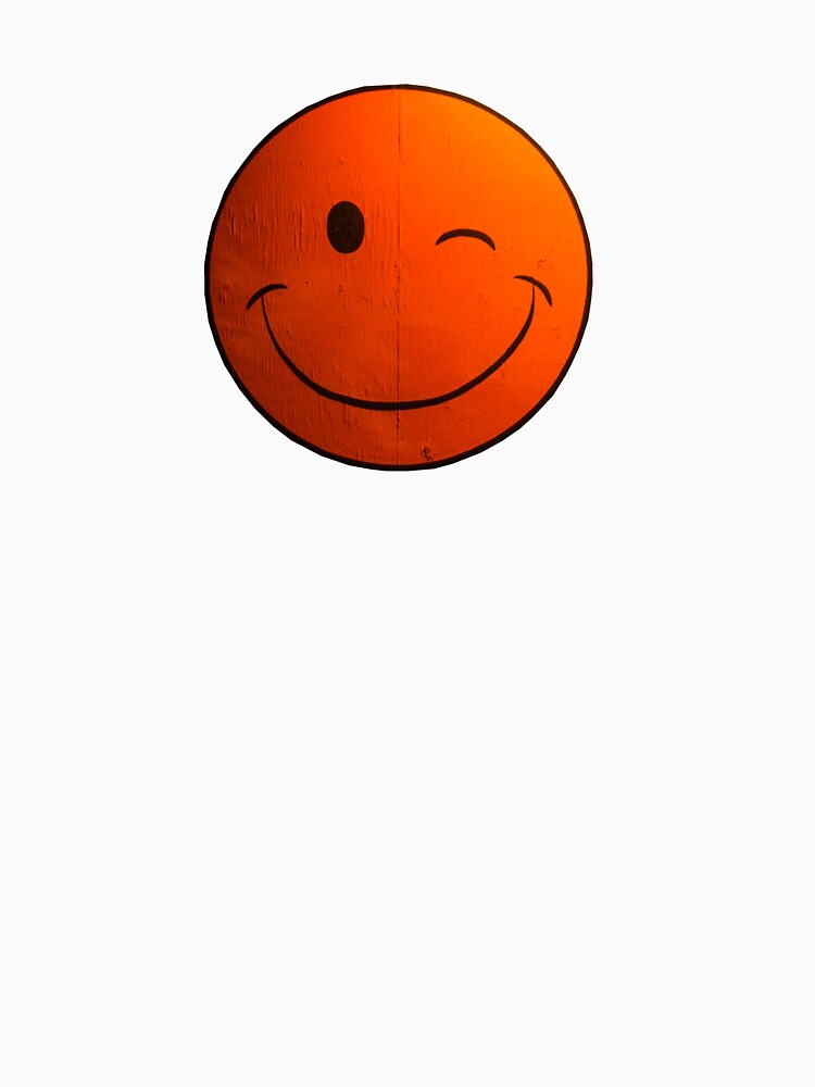 Wink Emoji Orange by HappyDays-
