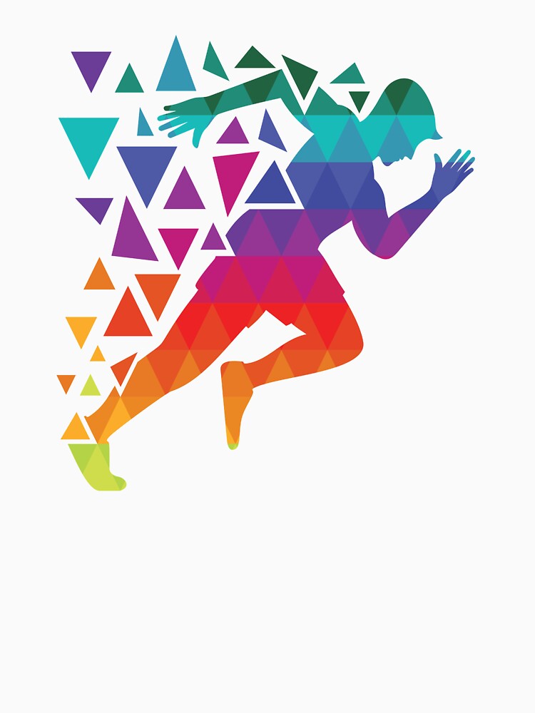 colorful running by Alainaroyal