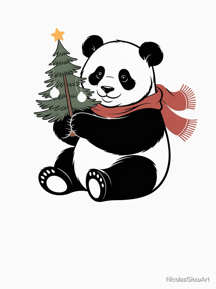 Christmas Panda by NicolasGlowArt