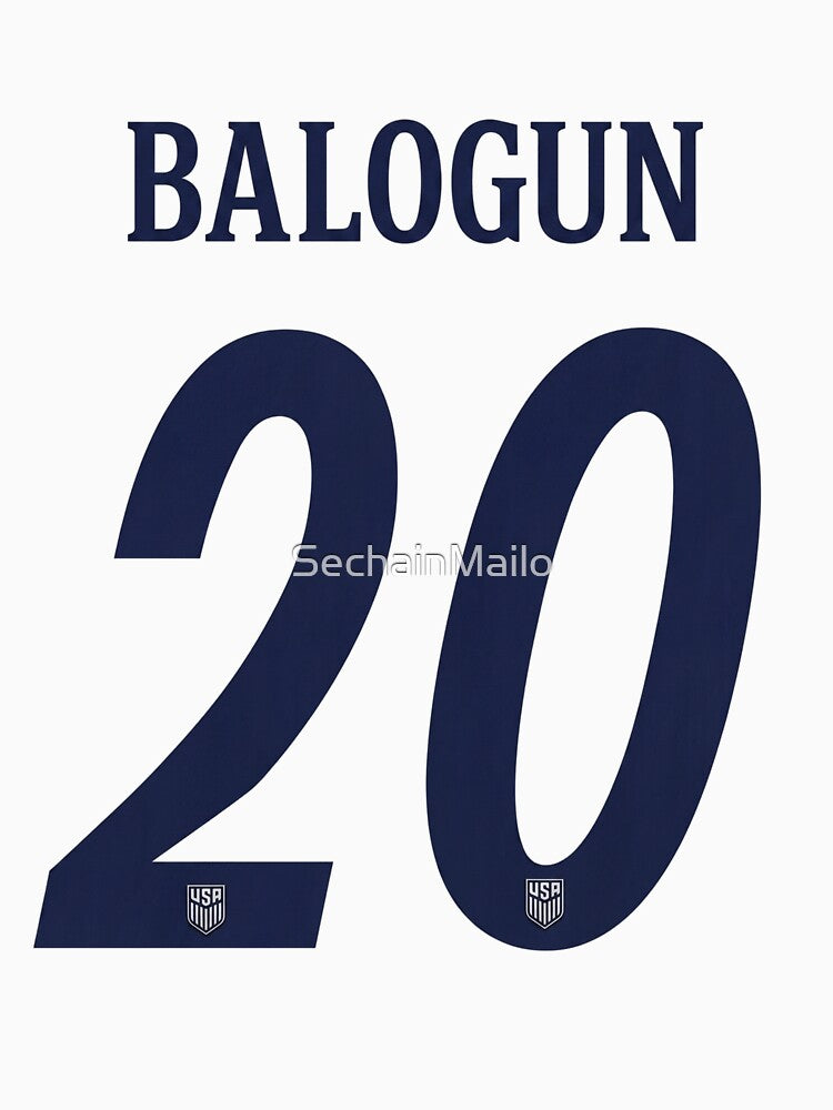 Folarin Balogun #20 USA Soccer by SechainMailo