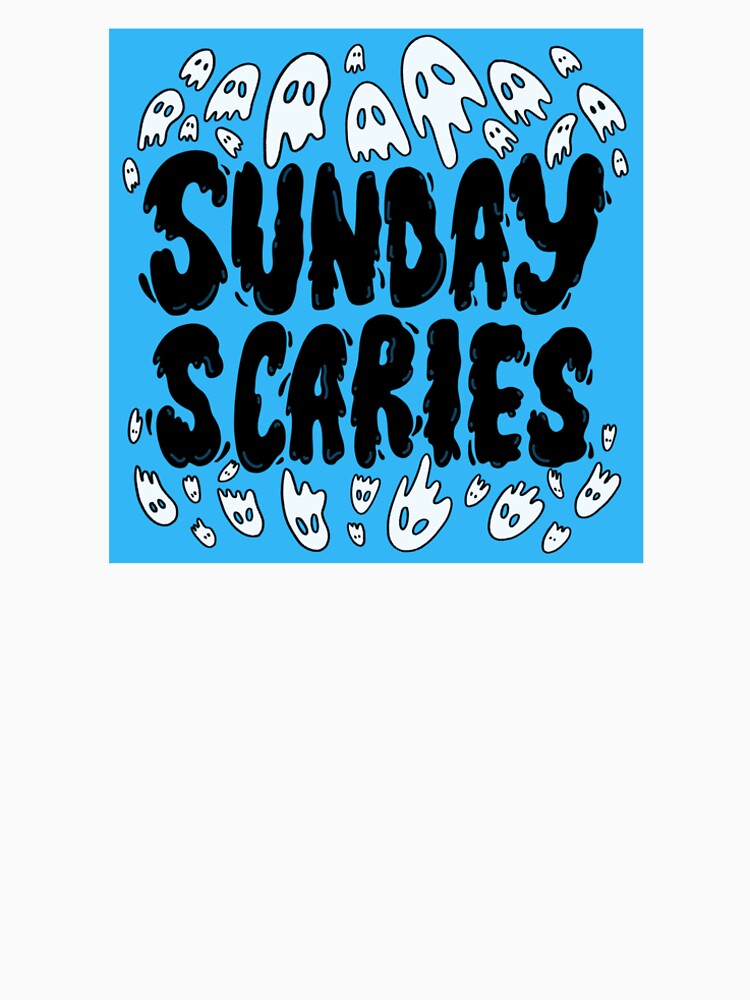 Blue Sunday Scaries Ghosts by DesignByLeesh