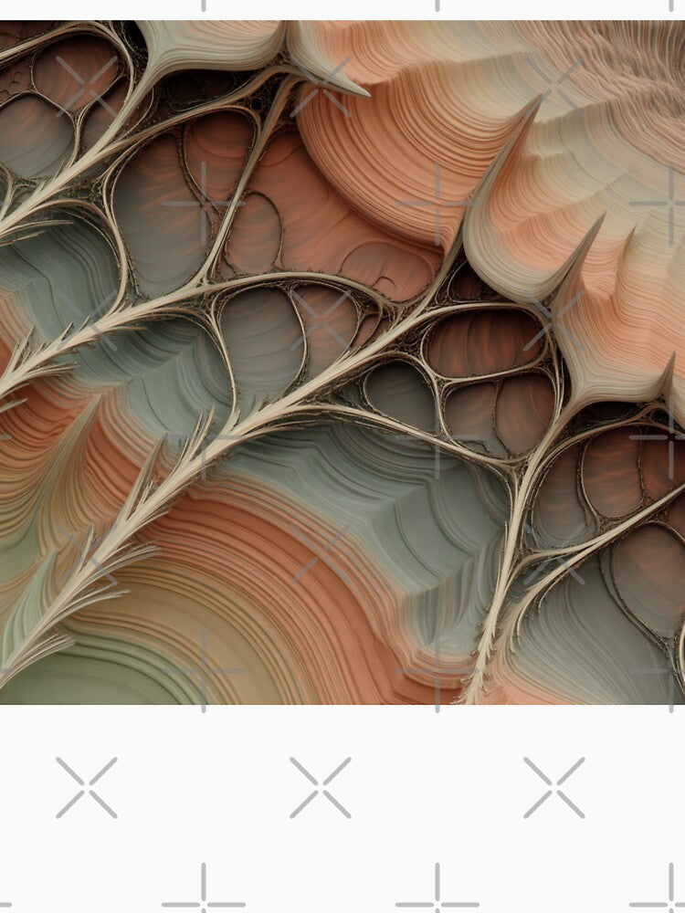 Fractal Organic Earth Veil in Layered Strata by Bilikaru