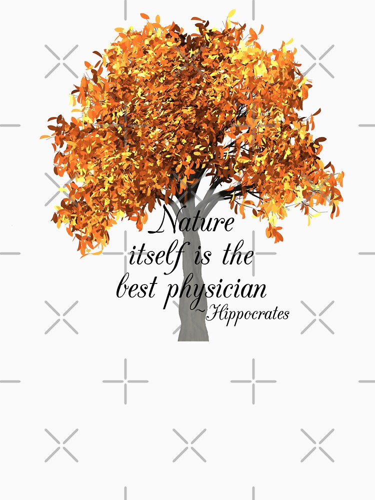Hippocrates - Nature itself is the best physician. Natural medicine quote by S Quinn