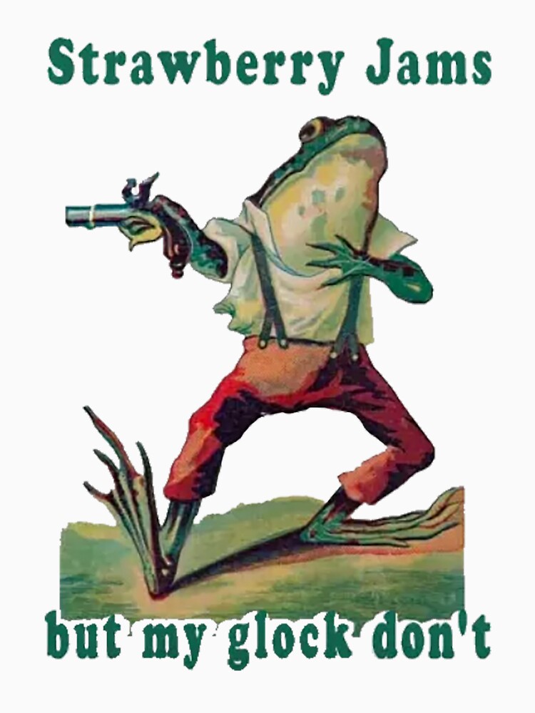 Vintage Strawberry jams but my glock don’t frog by theresastier