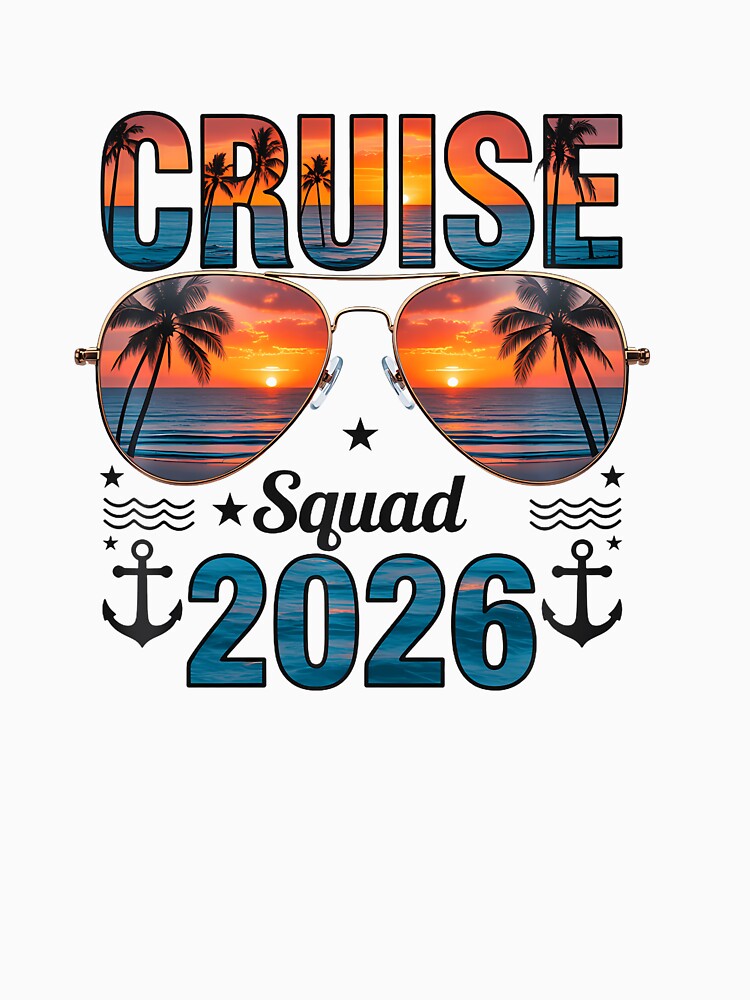 Cruise Squad 2026 Summer Vacation by Happycapyco