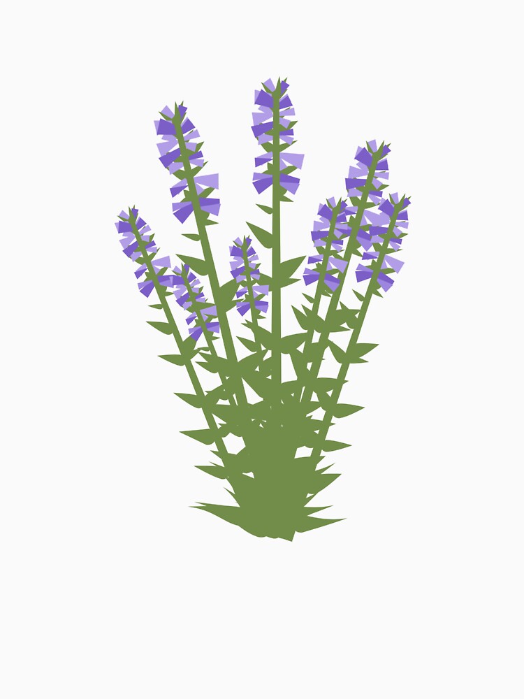 Great Blue Lobelia - Pretty Flower Design - Ontario Native Plant by ebcameron