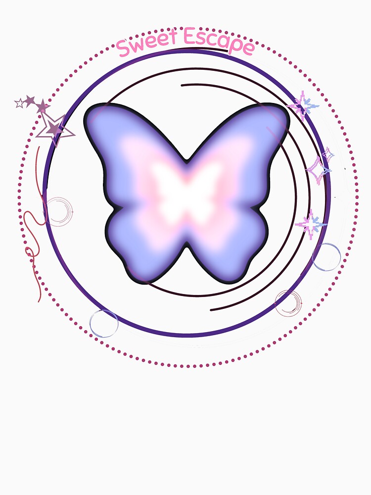 Ethereal Pastel Butterfly - Y2K Dream Aesthetic by AttitudeTeesgr