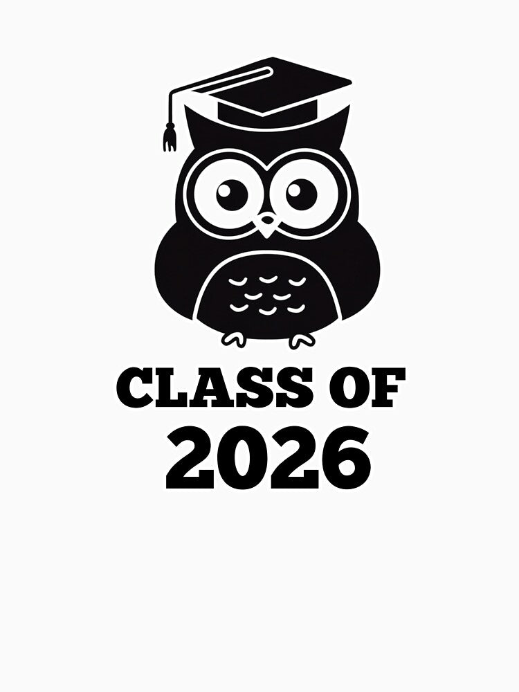 Class of 2026 Cute Graduation Owl by ThunderParrot