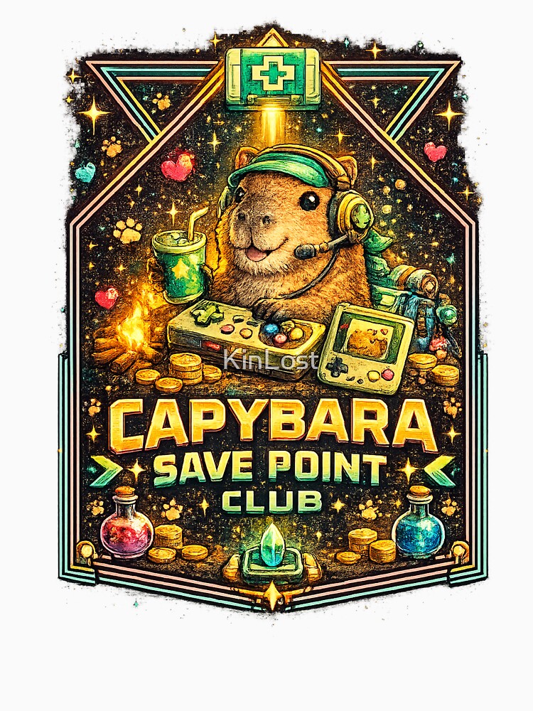 Capybara Save Point Club by KinLost