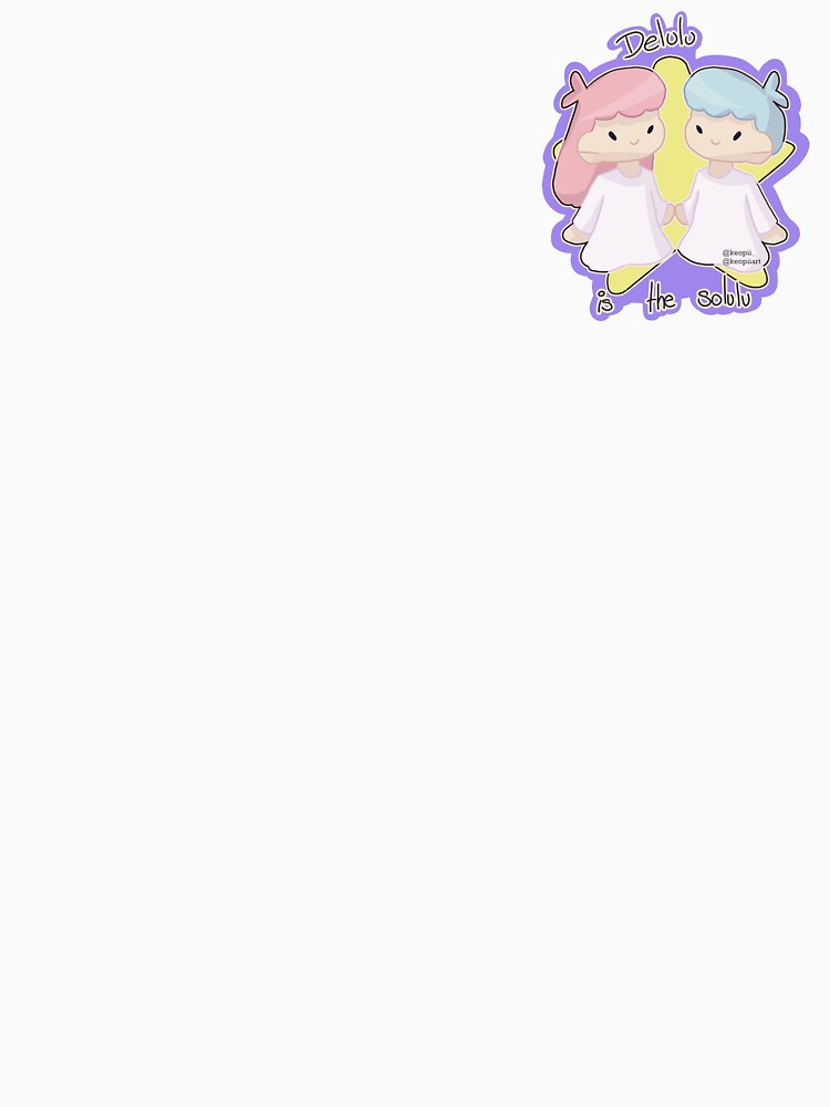 Delulu is the Solulu Sticker by Keopiiart