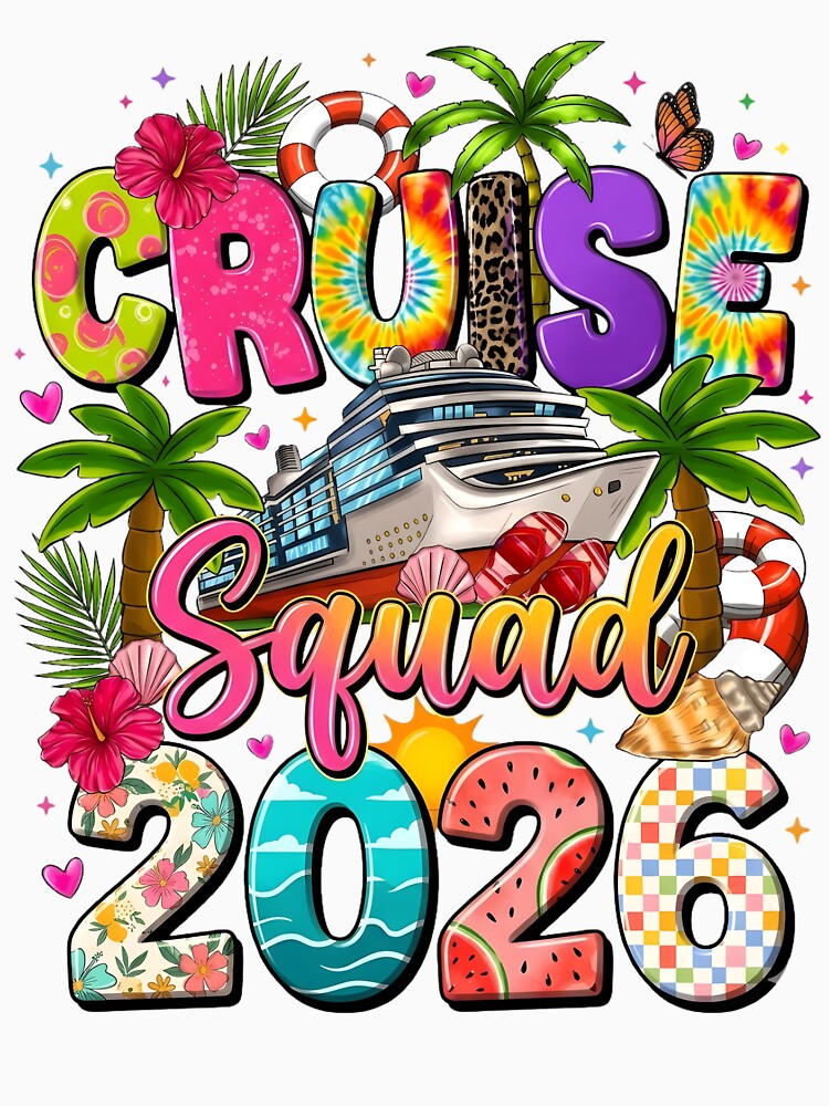 Cruise Squad 2026 Girls Trip Cruise by BoldThreadLab