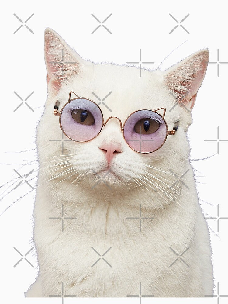Cat Shaped Pet Glasses by Brendaallen  Art