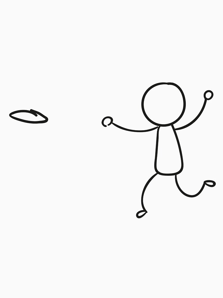 Funny Disc Golf Stick Figure by sfitzgerald1223