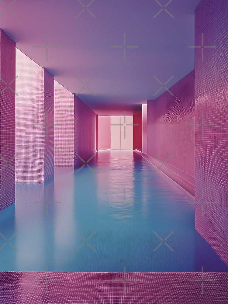 Pink Serenity Corridor by Viktor Surzhko