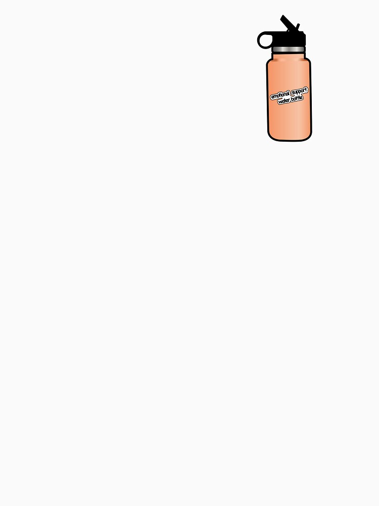 Emotional Support Water Bottle Orange by ssmorrison21