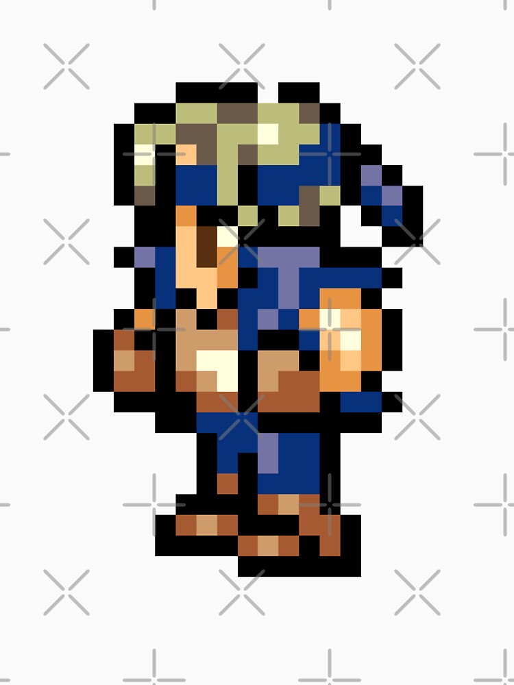 Final Fantasy VI - Locke Sprite by SpriteZone