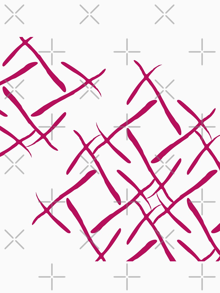 Pink cross marks by flamendes