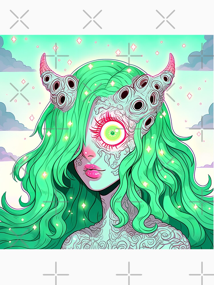 Cool Weird Alien Anime Girl by bubblegoth