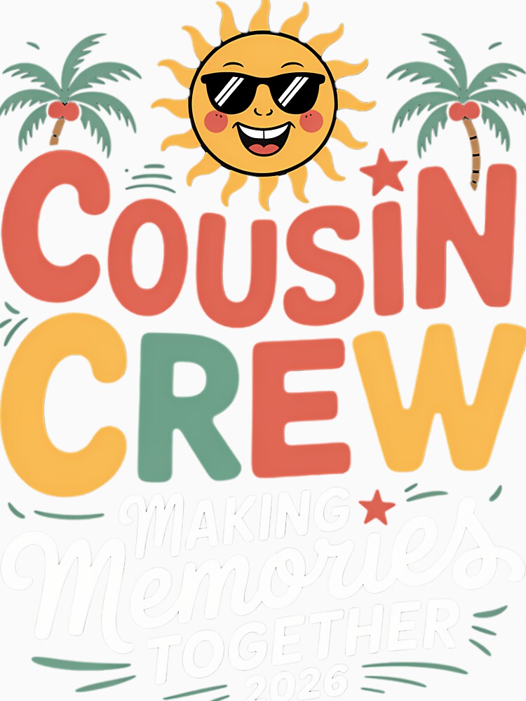 Cousin Crew 2026 Summer Vacation Beach Family Trip Memory by sterabamineh