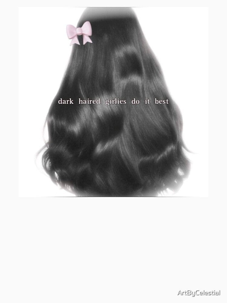 relatable dark hair bow coquette lizzy grant by ArtByCelestial