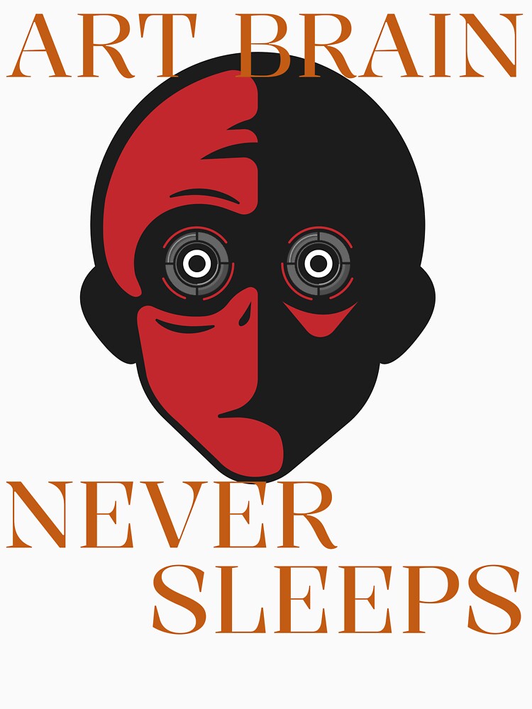 Art Brain Never Sleeps Creative Hobby Chaos by OLIVETEES