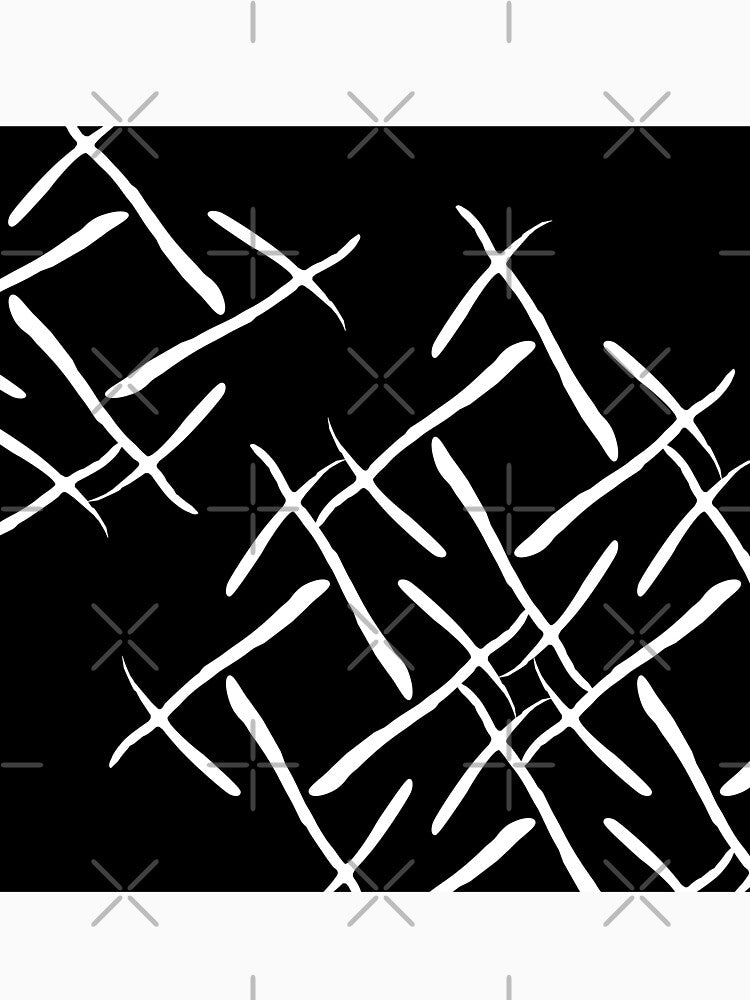 White cross marks by flamendes