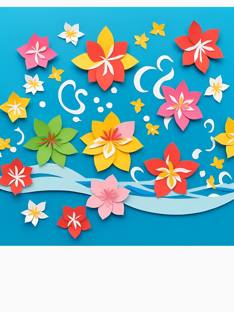Thai style Blooming Paper Waves by Glam-OOTD