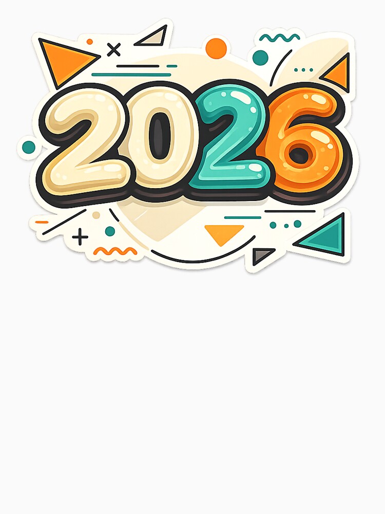 Class of 2026 Colorful Graduation Numbers by PunchDrop
