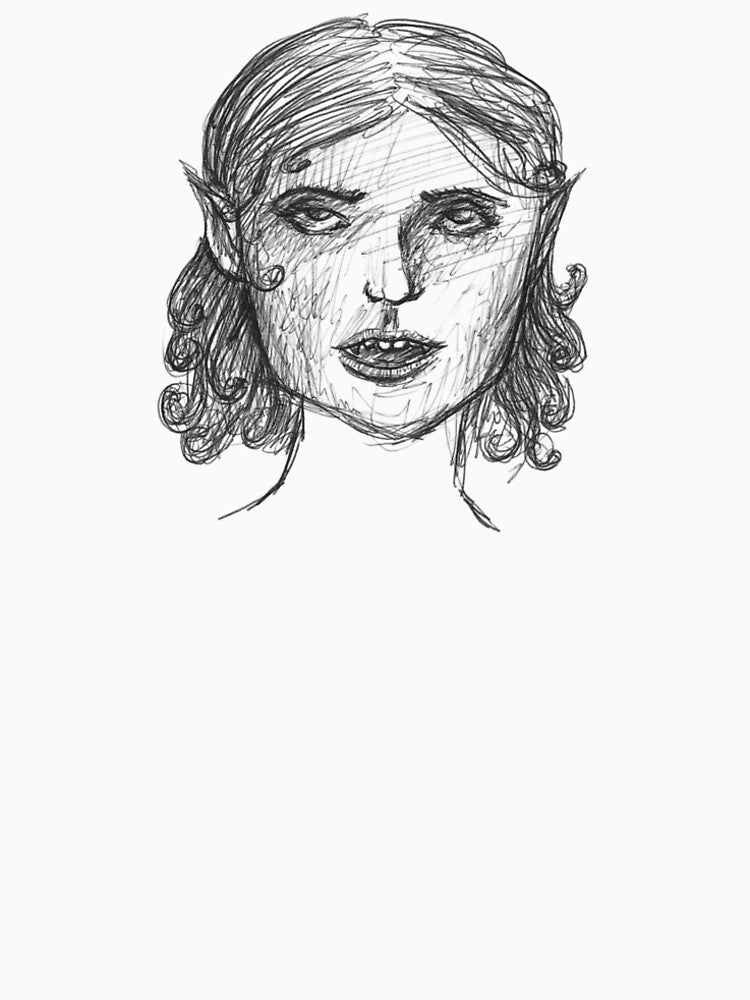 Sketch Quick Portait Magical Black Ballpoint Pen by BOKEbyTC